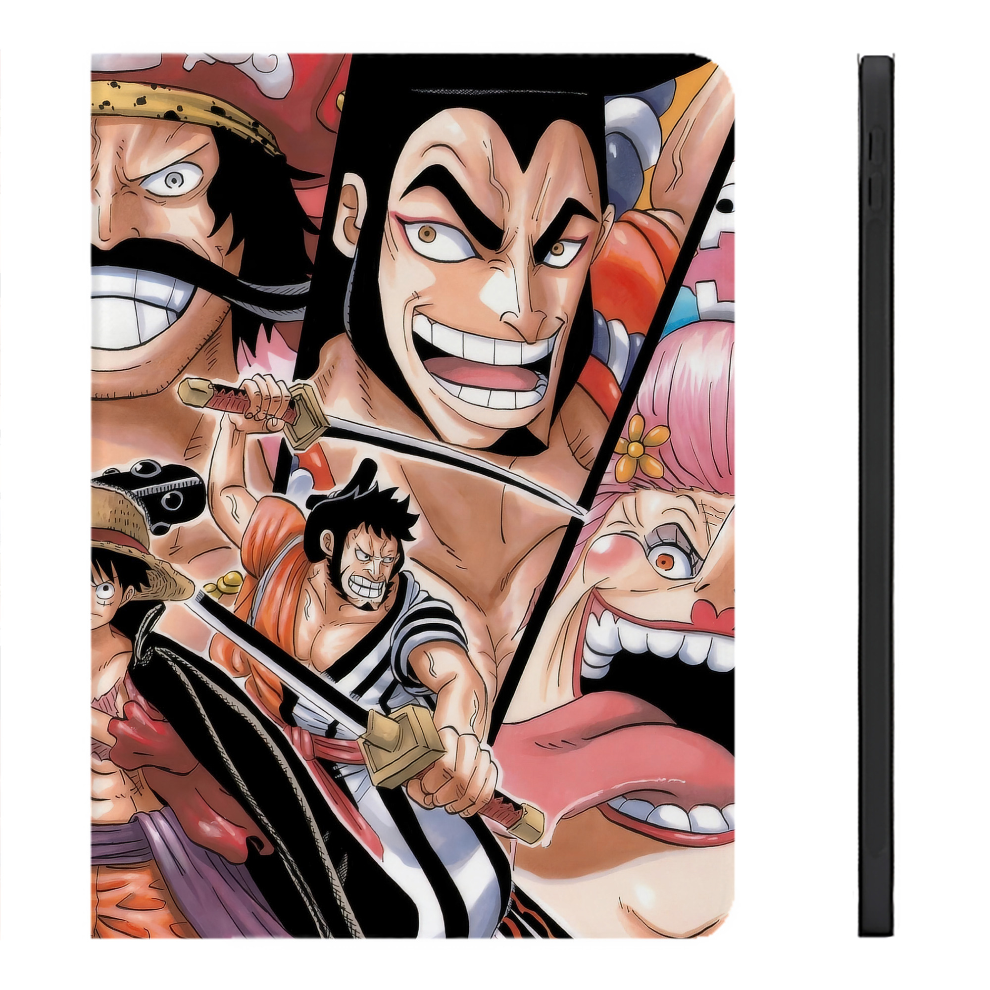 （画像用） ワンピース ONE PIECE IPadケース ペンホルダー付き ブックスタイルデザイン